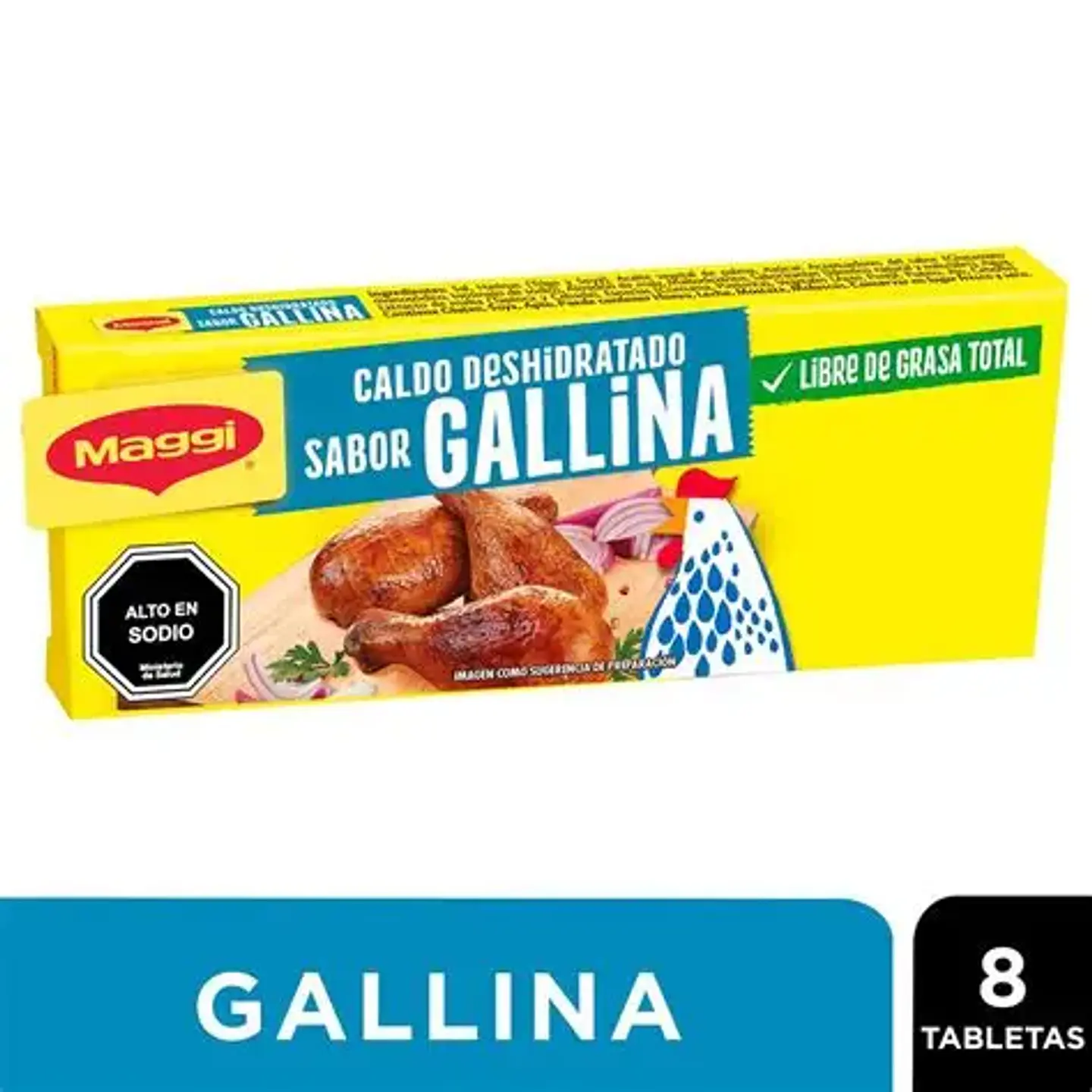 Caldo Maggi Gallina 8 Tabletas 1