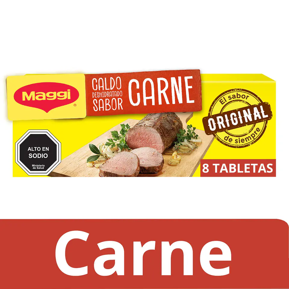 Caldo Maggi Carne 8 Tabletas 1