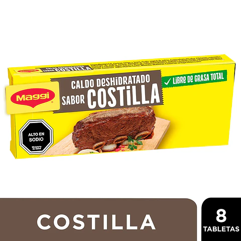 Caldo Maggi Costilla 8 Tabletas