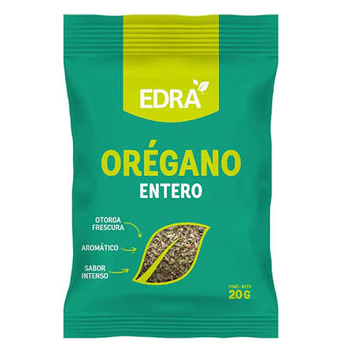 Oregano Entero Edra 20 grs