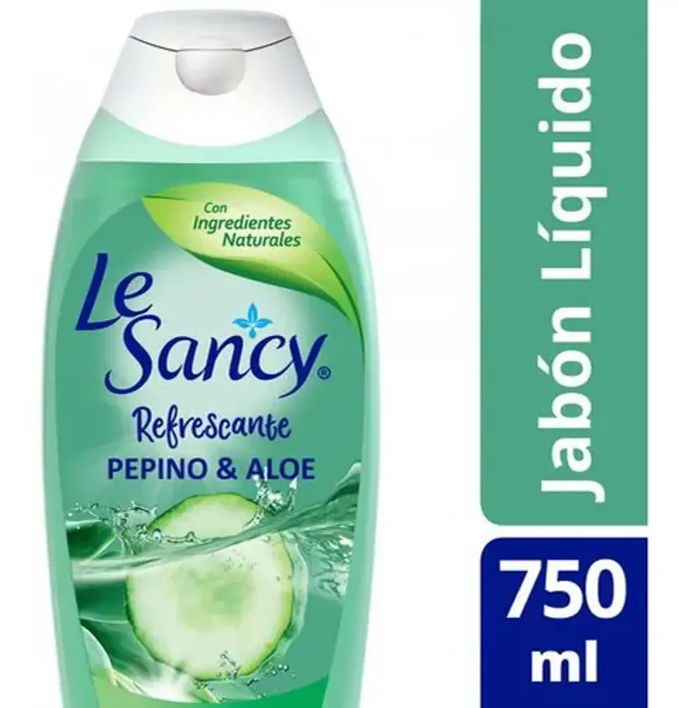Jabón Líquido Le Sancy Pepino & Aloe 750 ml 1