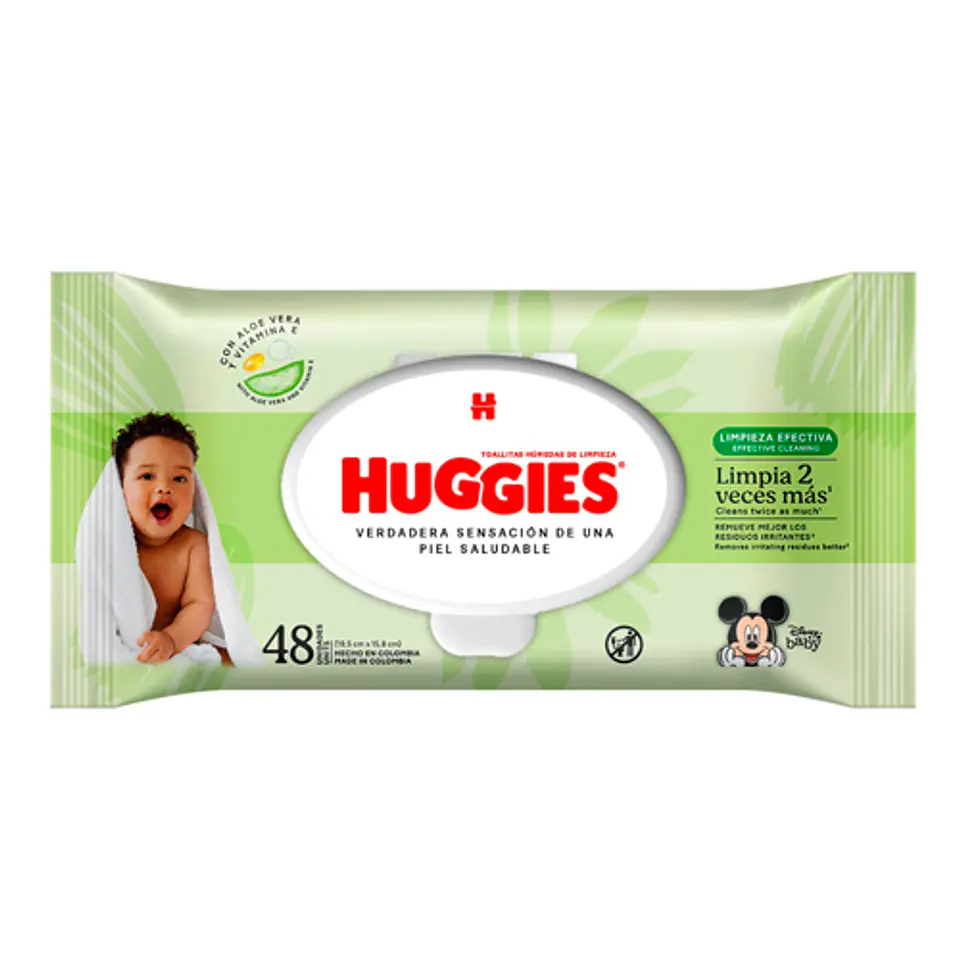 Toallas Húmedas Huggies 48 un 1