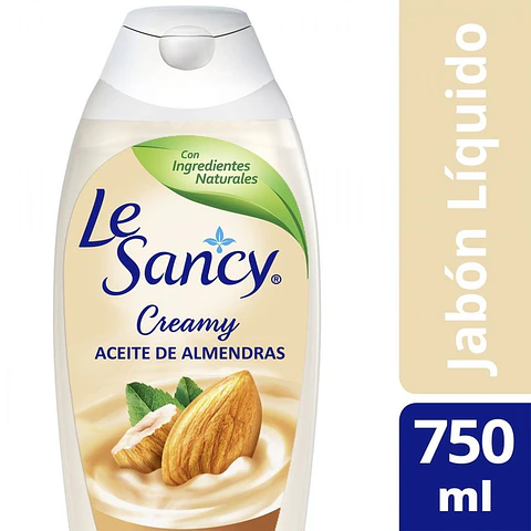 Jabón Líquido Le Sancy Aceite de Almendras 750 ml