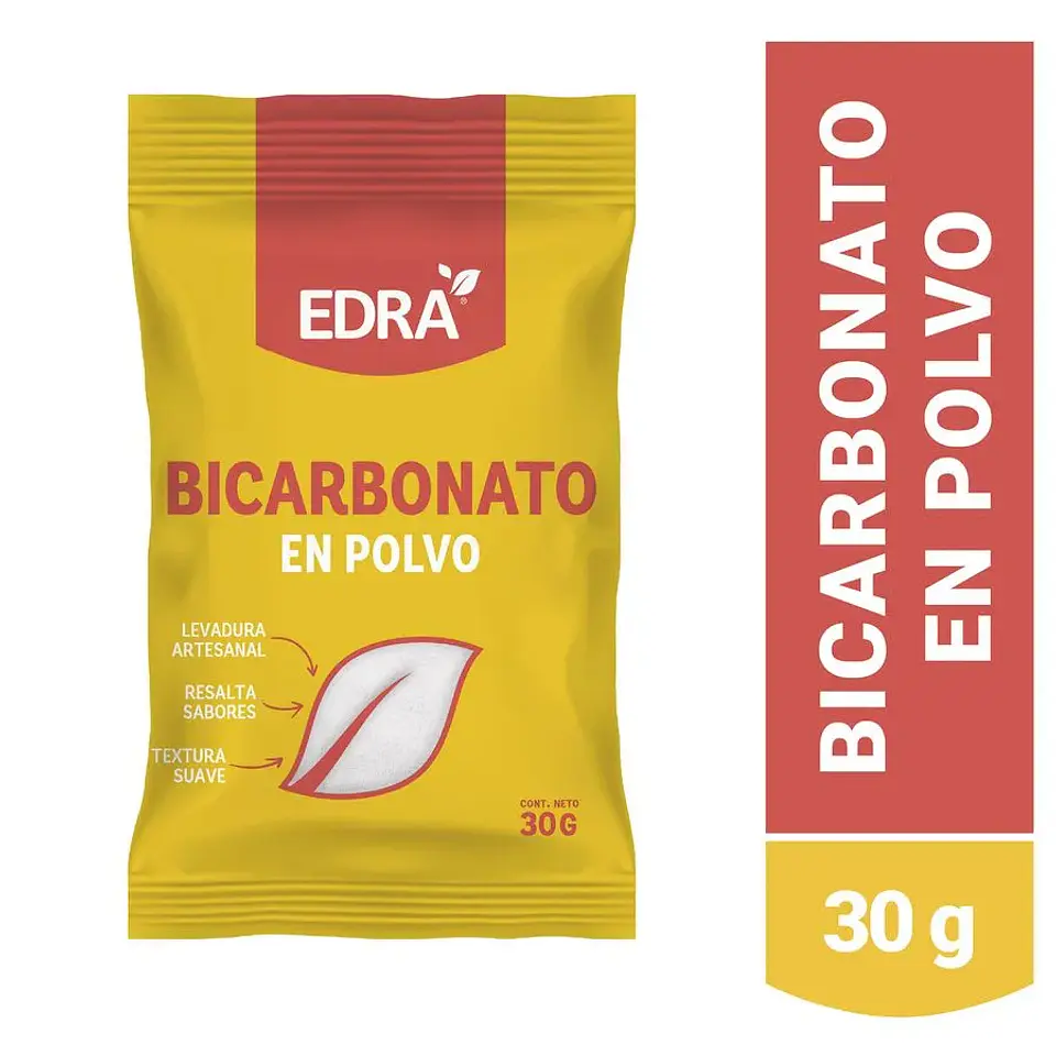 Bicarbonato en Polvo Edra 30 grs 1