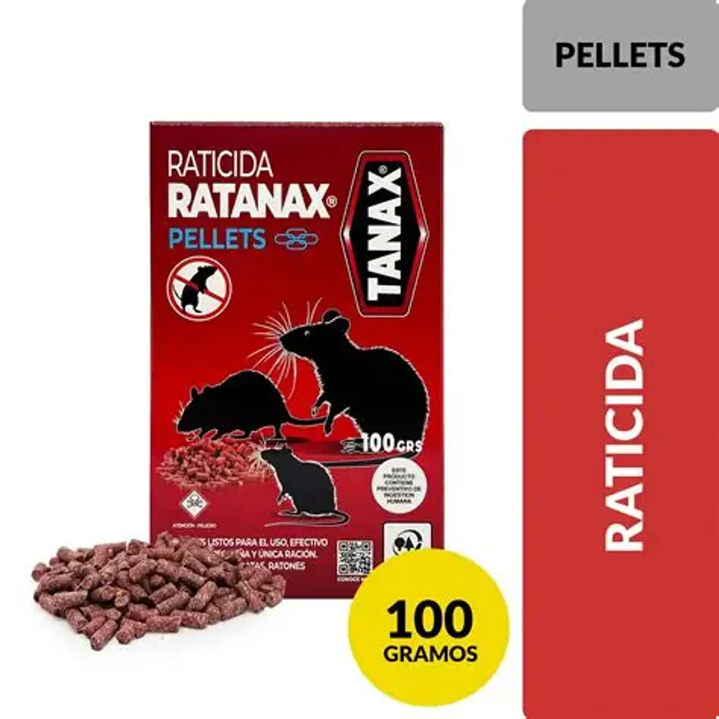 Raticida Ratanax Pellets 100 grs 1