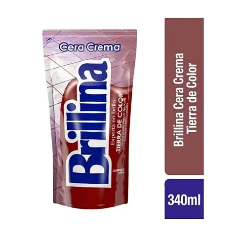 Cera Crema Brillina Tierra de Color 340 ml