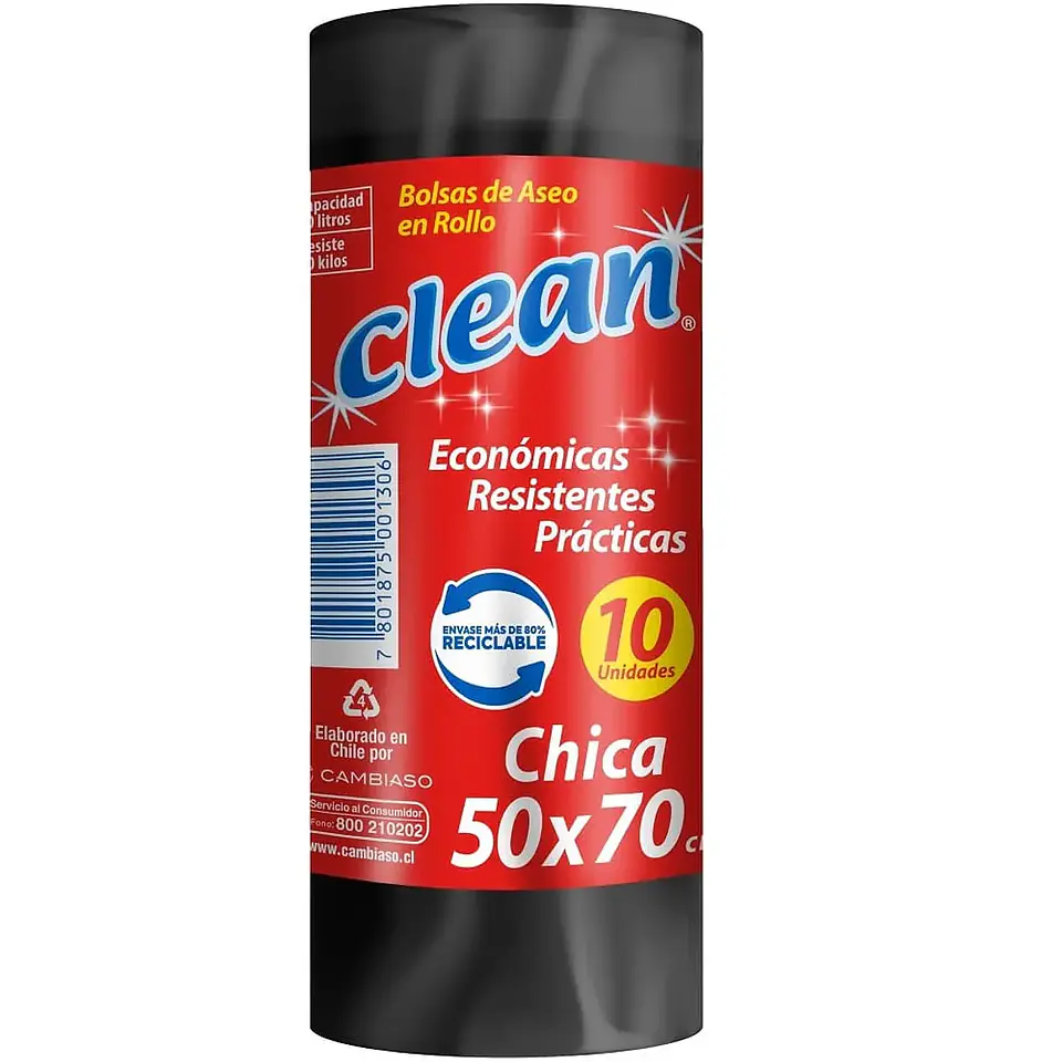 Bolsa Clean 50x70 10 unid 1