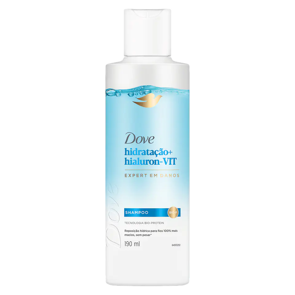 Shampoo Dove Hidratación + Hialuron VIT 190 ml 1