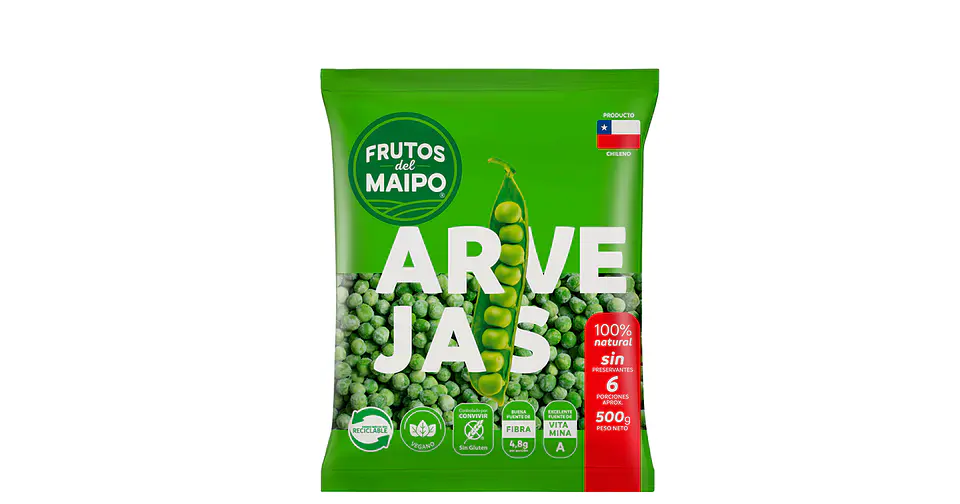 Arvejas Frutos del Maipo 500g 1