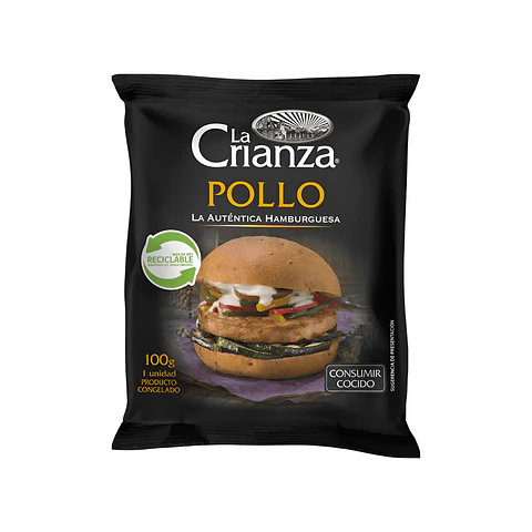 Hamburguesa La Crianza Pollo 100 g