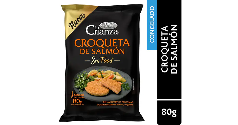 Croqueta de Salmon La Crianza 80g 1