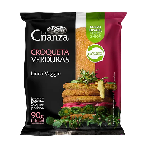 Croqueta Verduras La Crianza 90g
