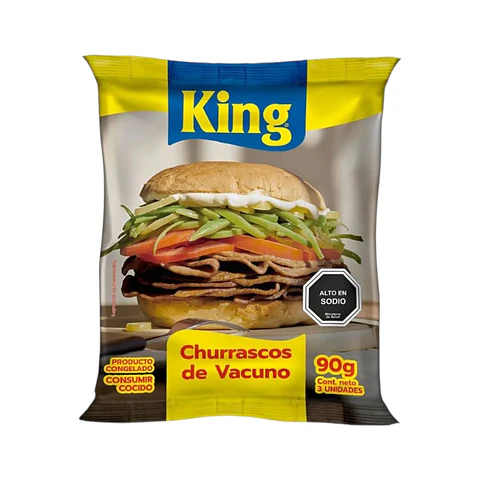 Churrasco Vacuno King 3 un 90g