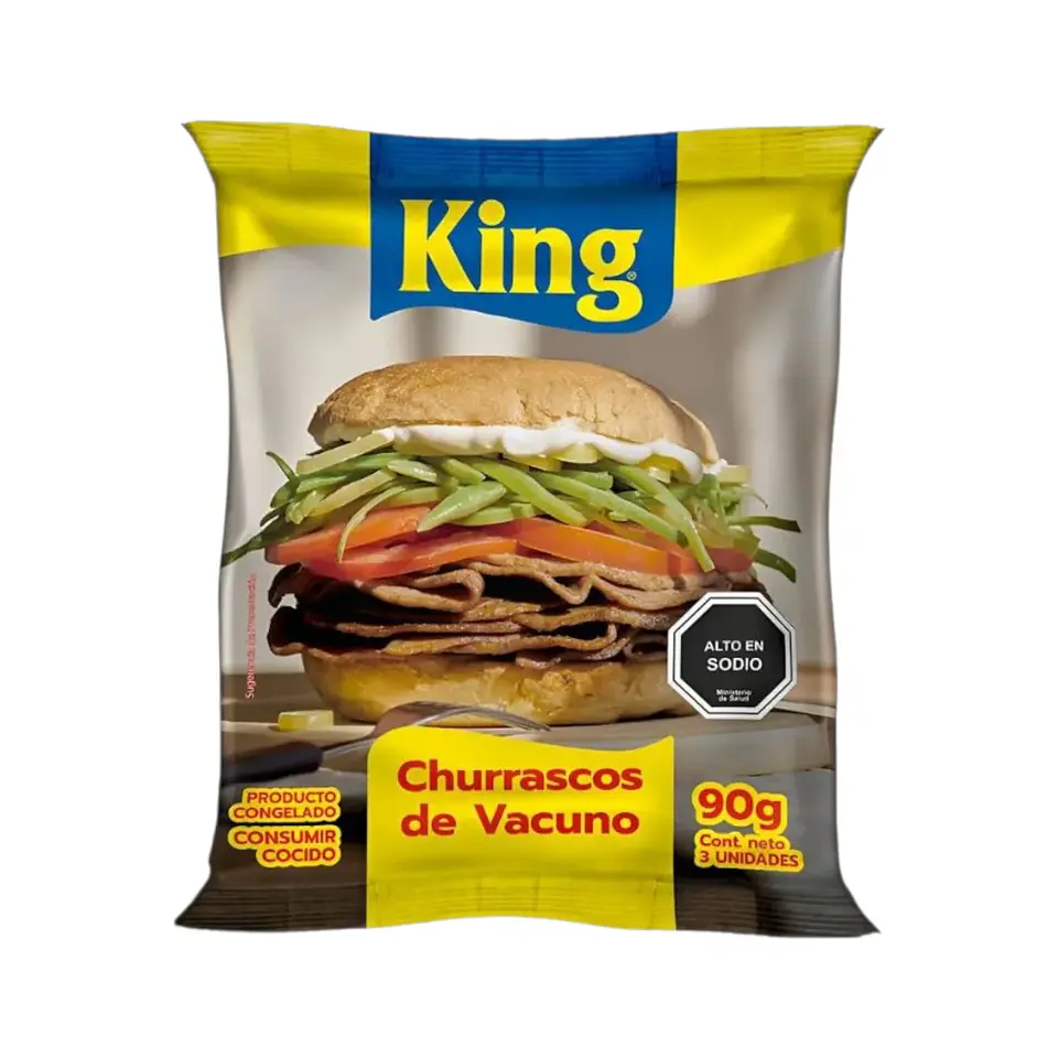 Churrasco Vacuno King 3 un 90g 1