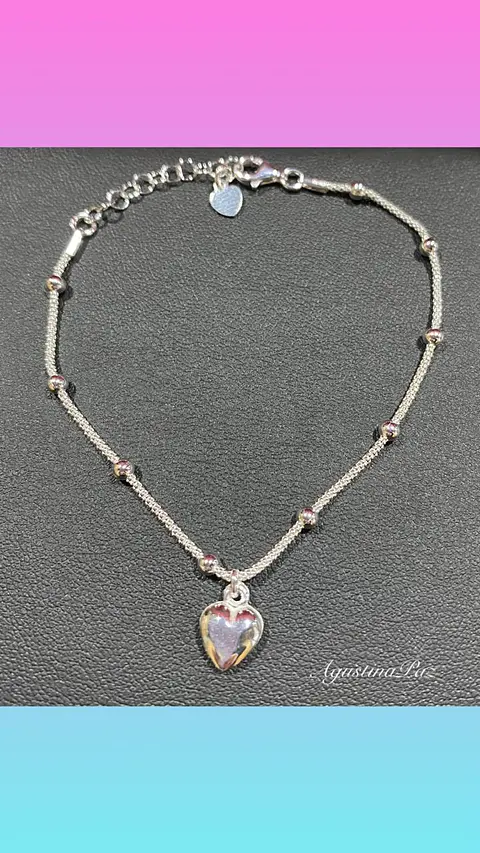 Pulsera Corazón Plata 925