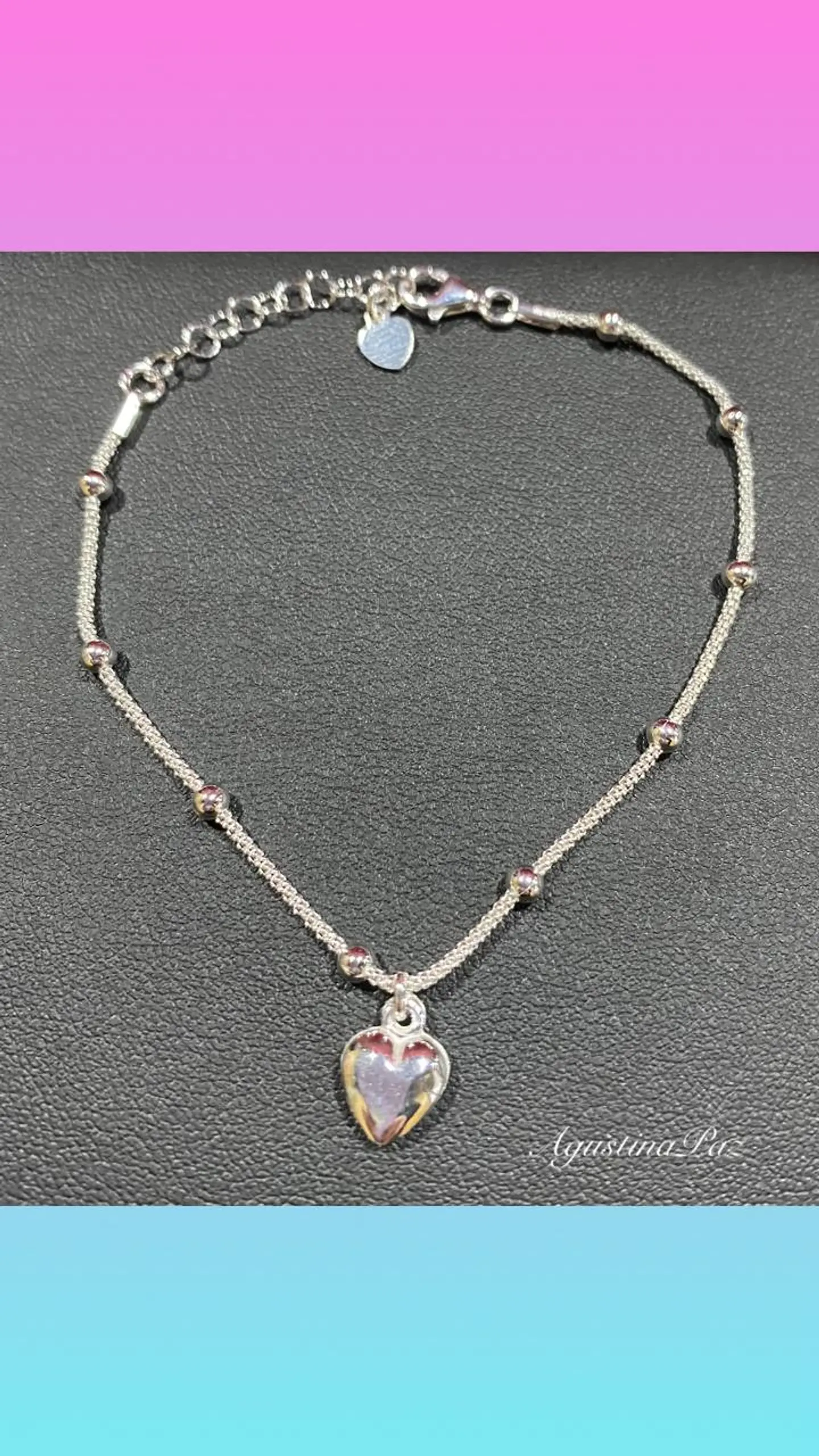 Pulsera Corazón Plata 925 1