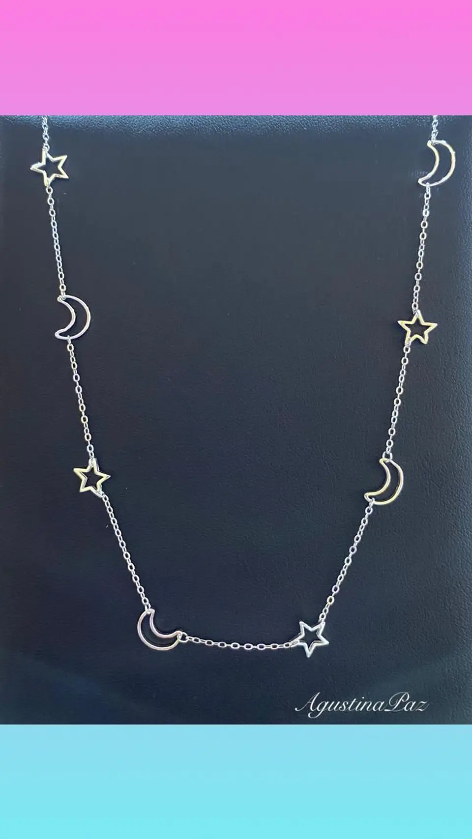 Collar Lunas y Estrellas Plata 925 1