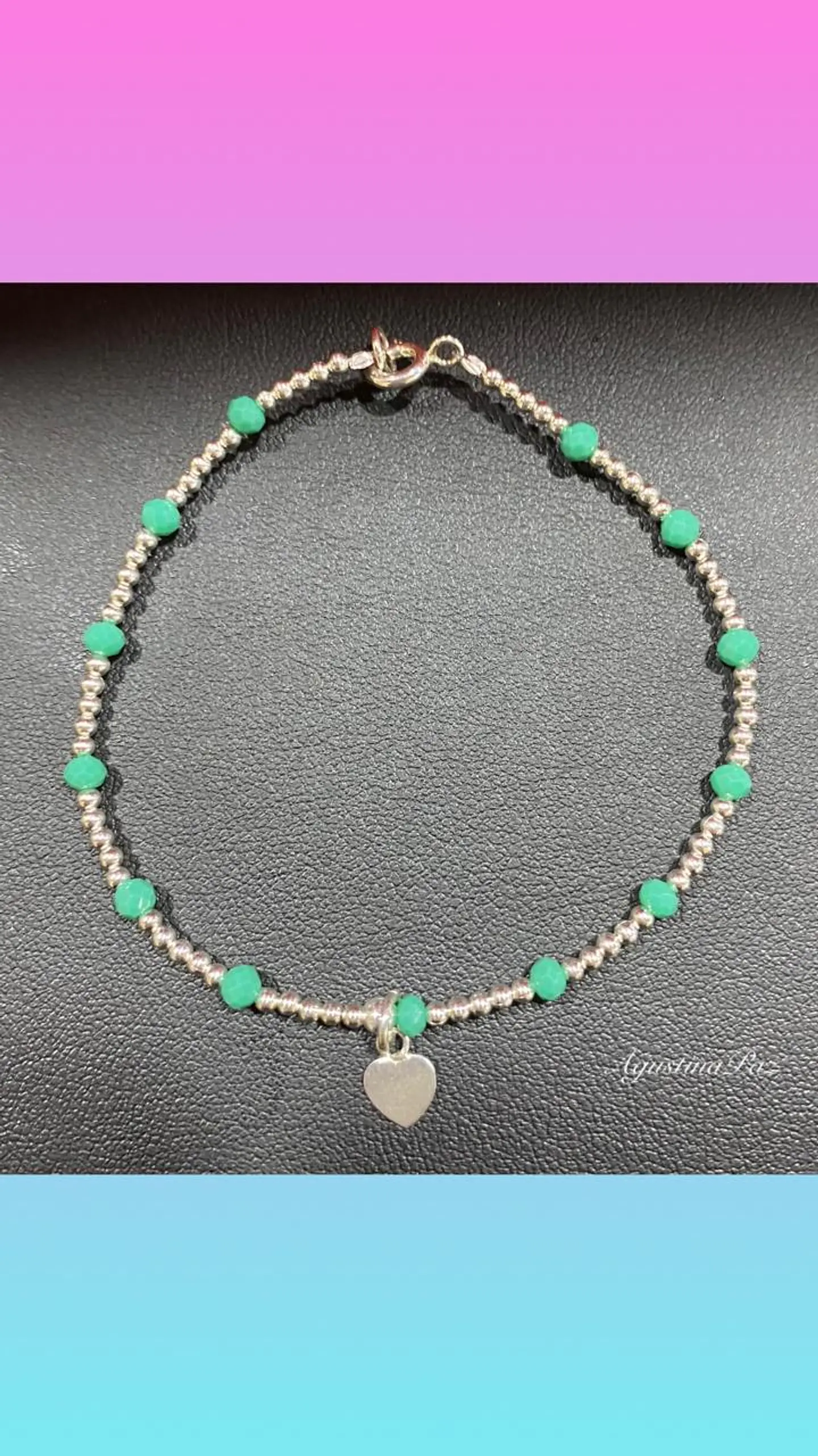 Pulsera Mostacilla y Plata 925  1