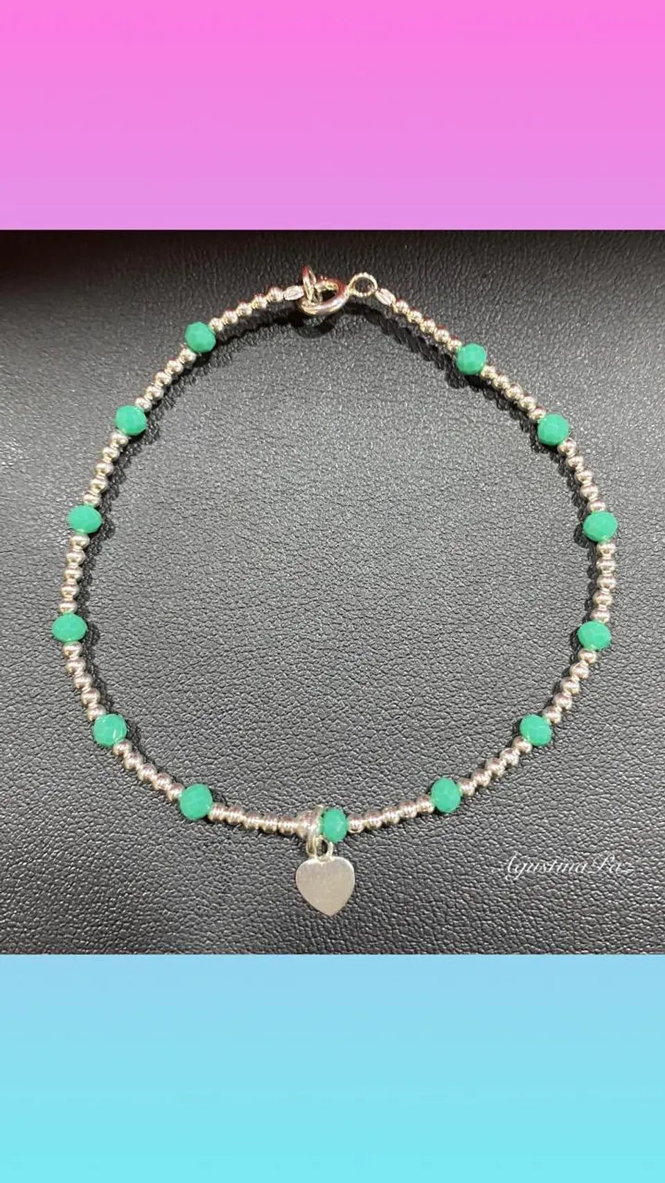 Pulsera Mostacilla y Plata 925  1