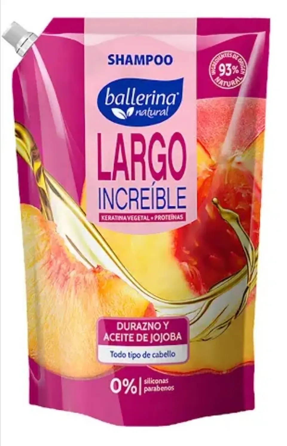 Shampoo Ballerina Largo Increíble 750 ml  1