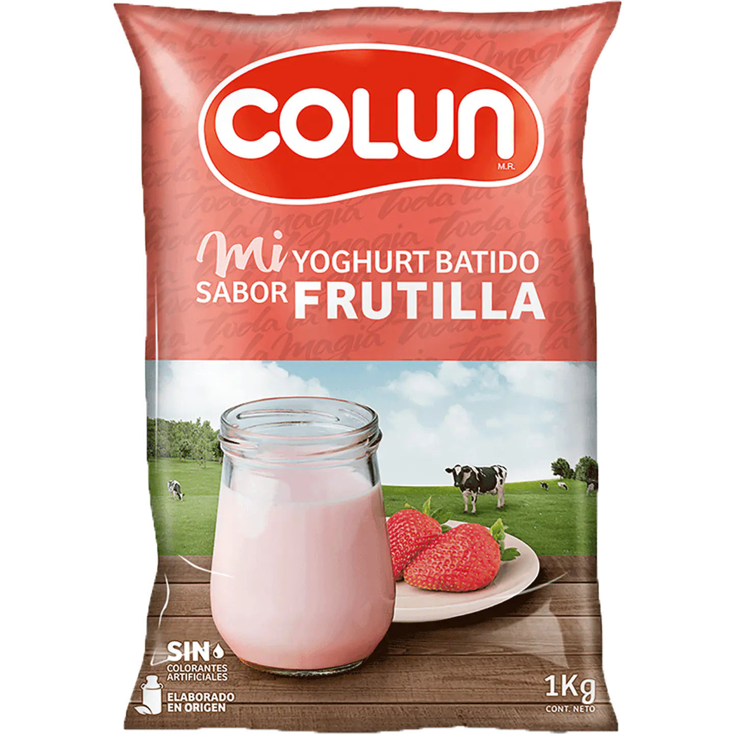 Yoghurt Colun Frutilla 1 Kg 1