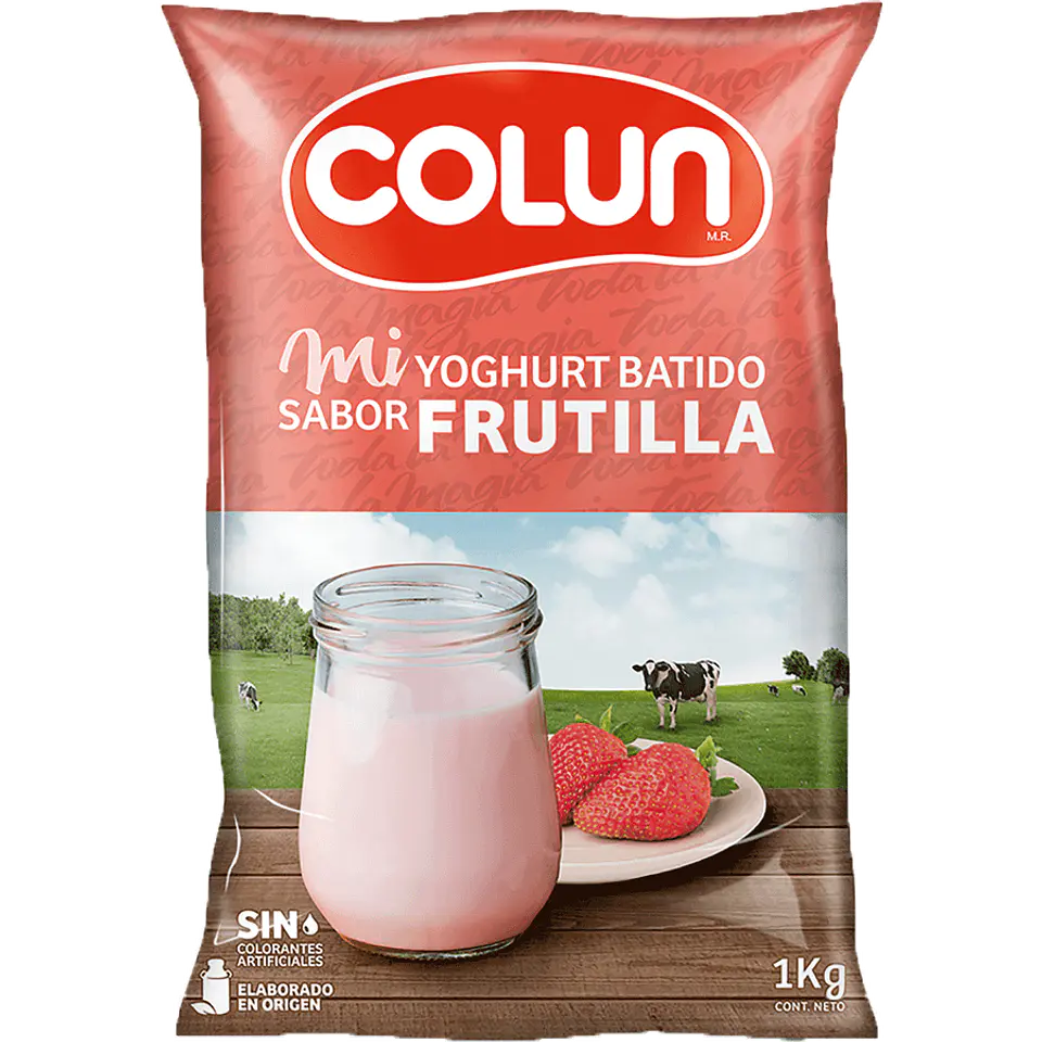 Yoghurt Colun Frutilla 1 Kg 1