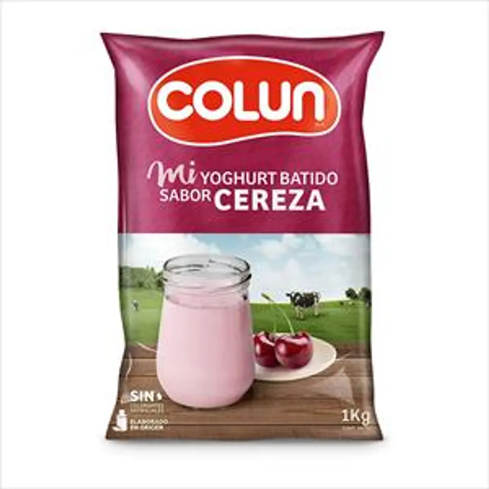Yoghurt Colun Cereza 1 Kg 1
