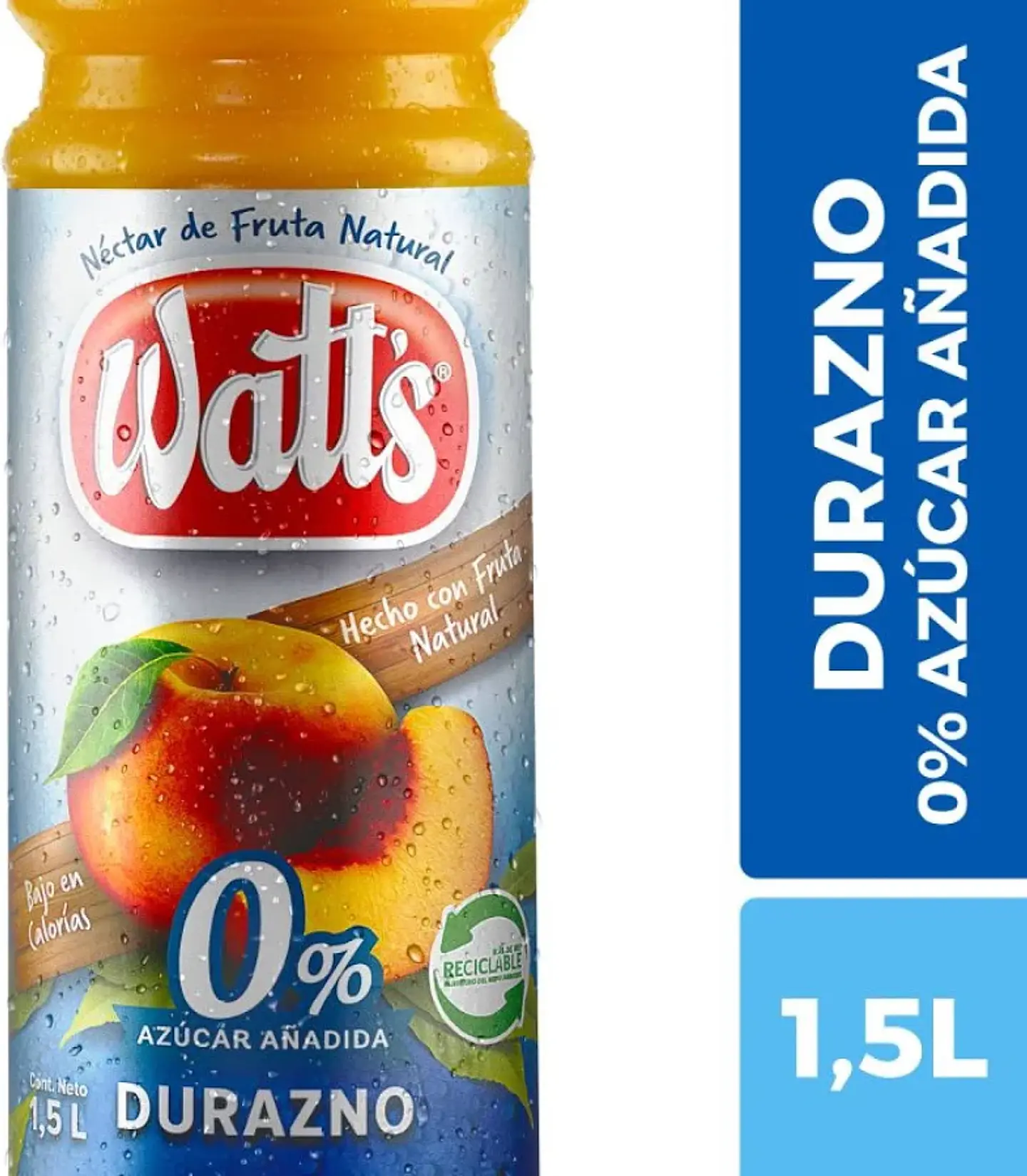 Watts Durazno 0% 1.5 Lts 1