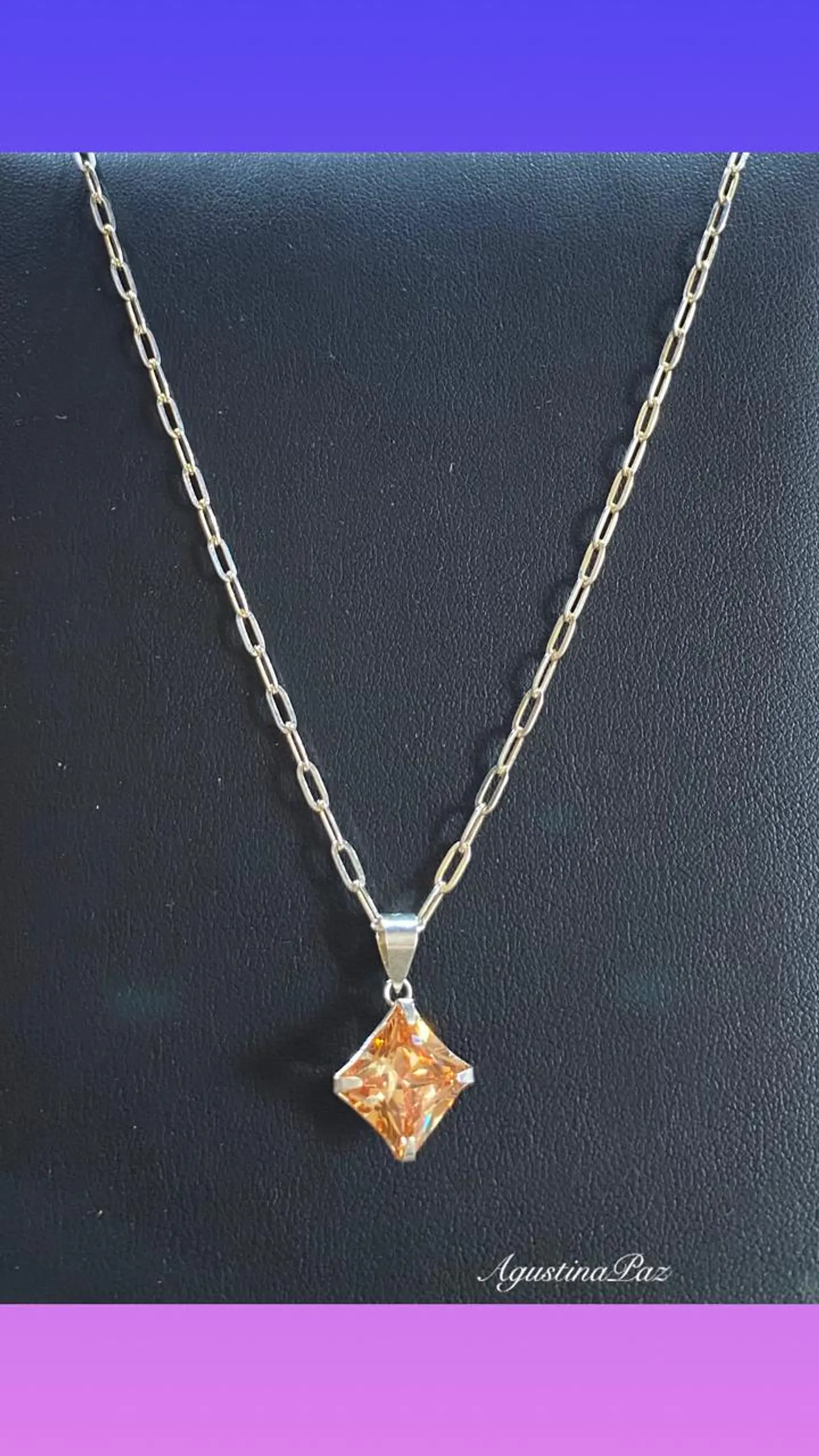 Cadena más Colgante Circón Plata 925 1