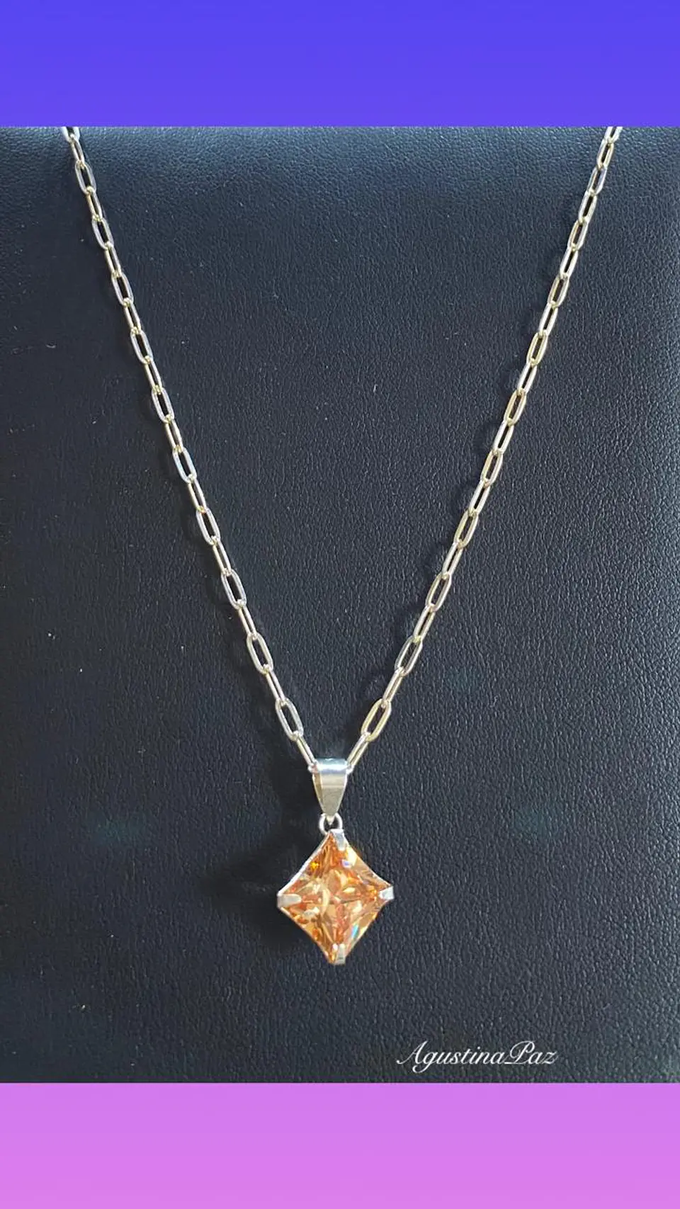 Cadena más Colgante Circón Plata 925 1