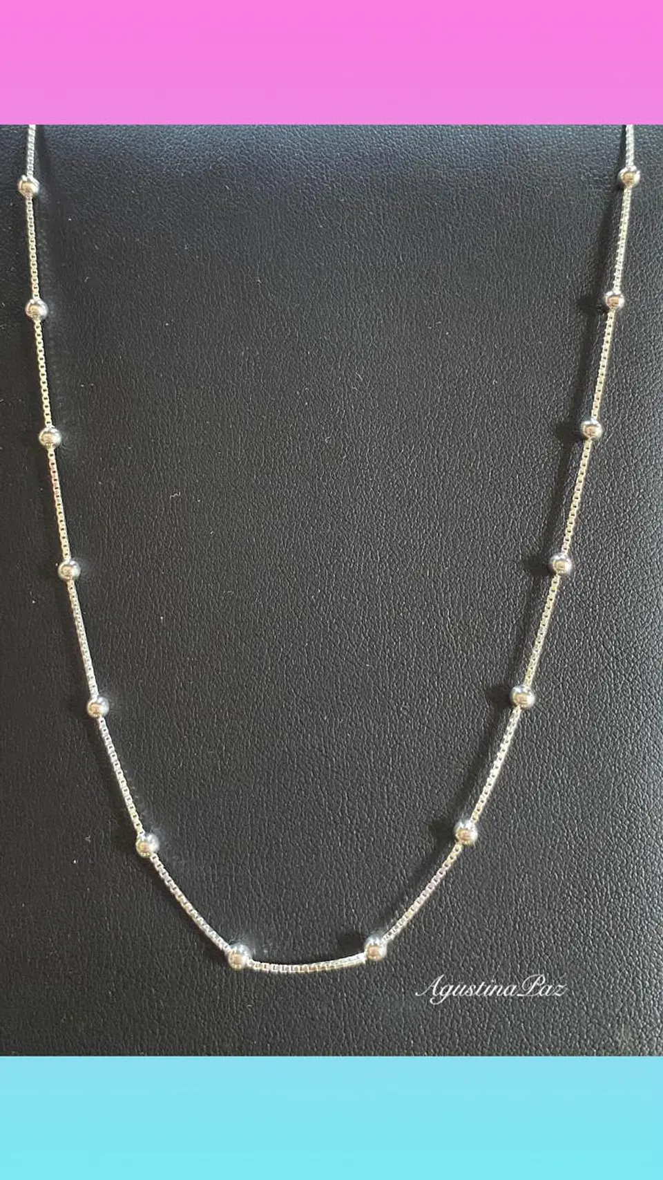 Cadena Veneciana con Bolitas de Plata 925 1