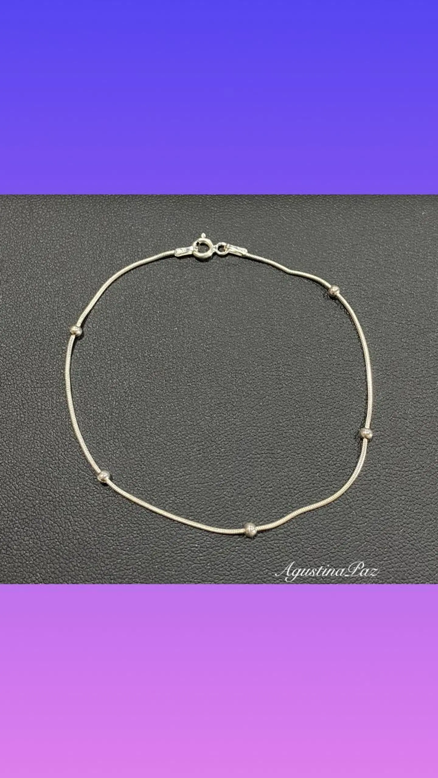 Pulsera Bolitas de Plata 925 1