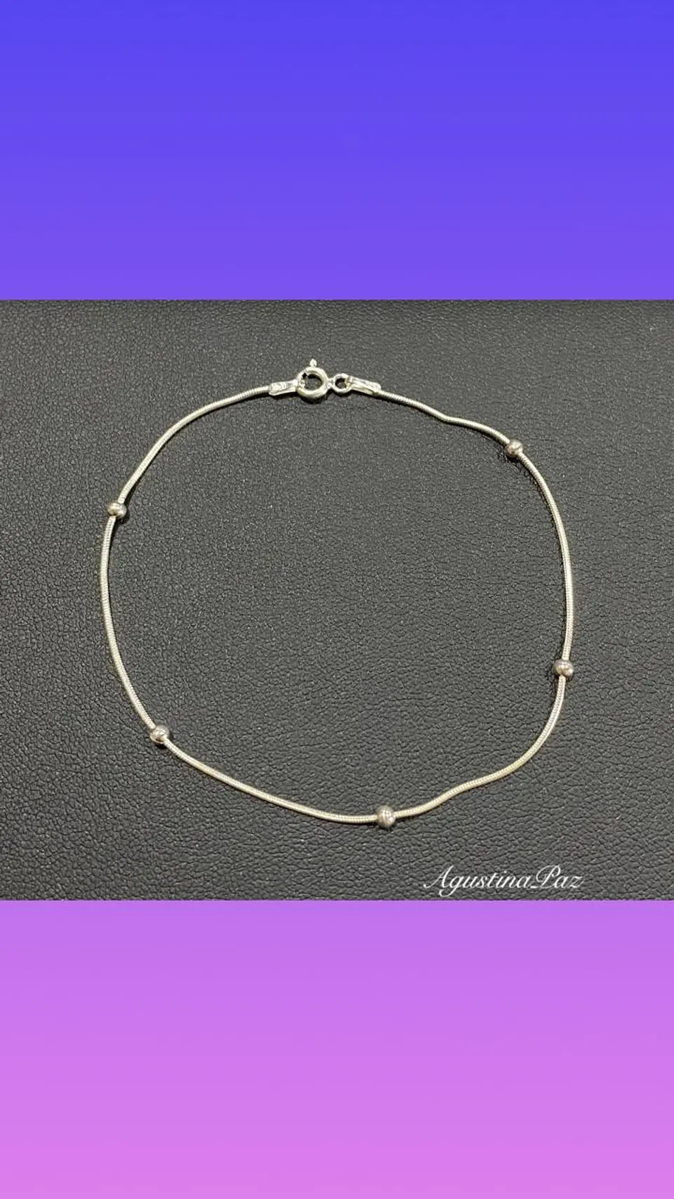 Pulsera Bolitas de Plata 925 1