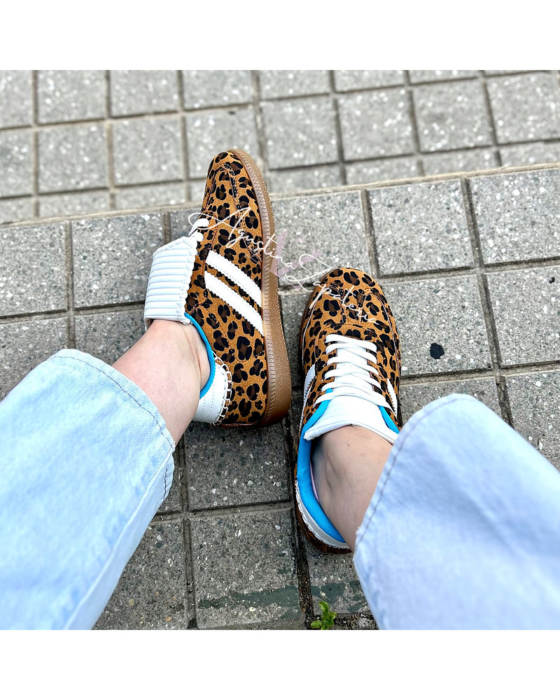 ZAPATILLA TIPO SBA ANIMAL PRINT