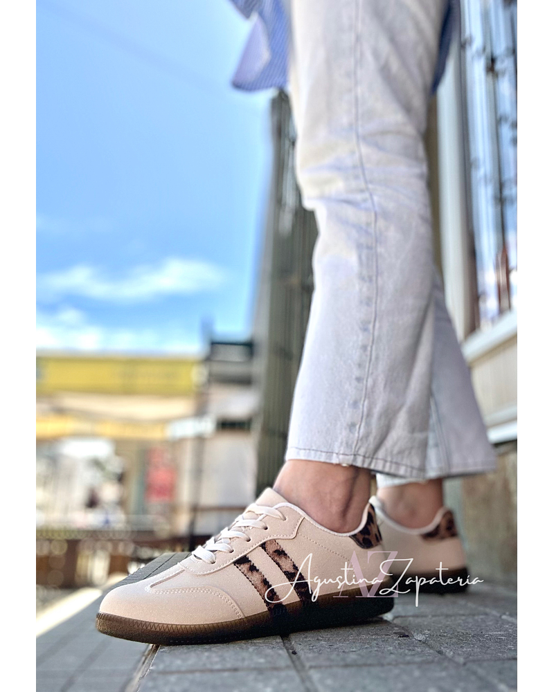 ZAPATILLA SAMBA BEIGE PRINT