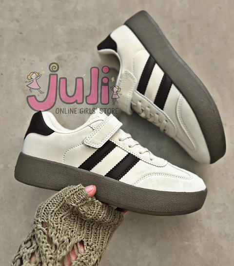 ZAPATILLA TIPO SAMBA INFALTIL BEIGE