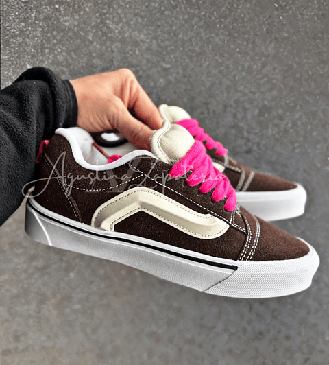 ZAPATILLA MARRON SKOOL VNS BAJA RETRO