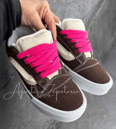 ZAPATILLA MARRON SKOOL VNS BAJA RETRO