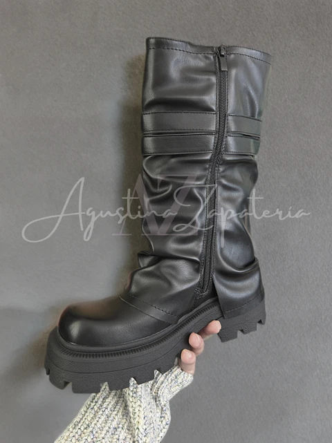 BOTA BIKER CAPA NEGRA ECO