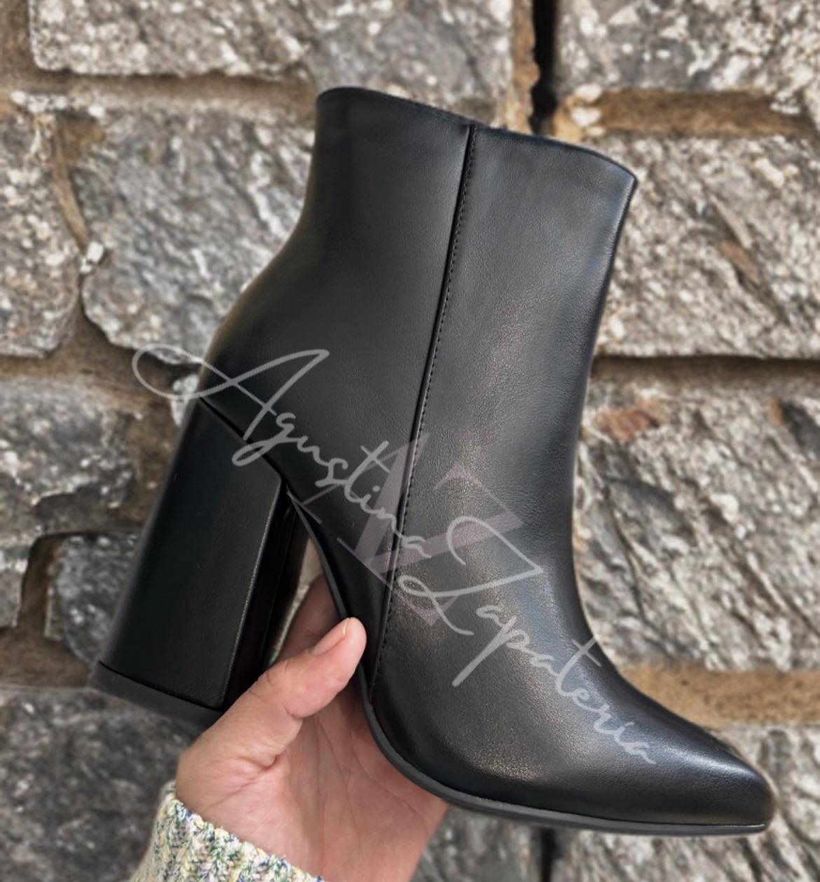 BOTIN NEGRO TACO 10 1