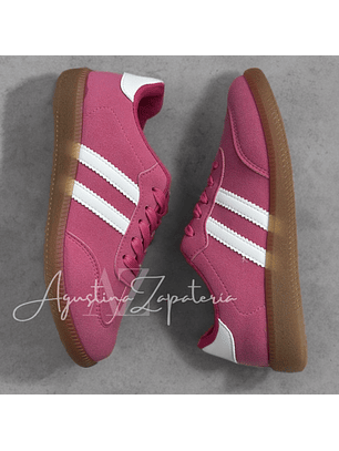 ZAPATILLA TIPO SAMBA FUCSIA 
