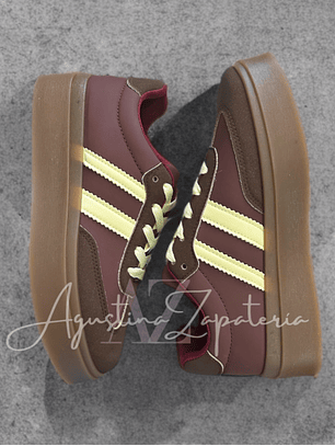 ZAPATILLA PLATAFORMA RETRO CAFE/BURDEO