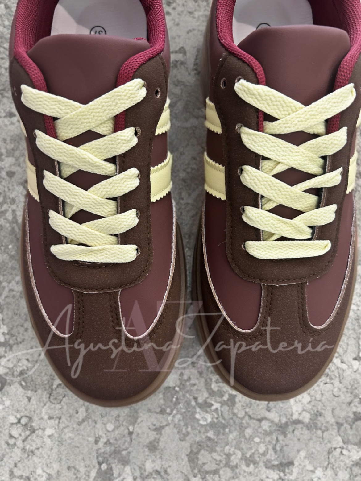 ZAPATILLA PLATAFORMA RETRO CAFE/BURDEO 3