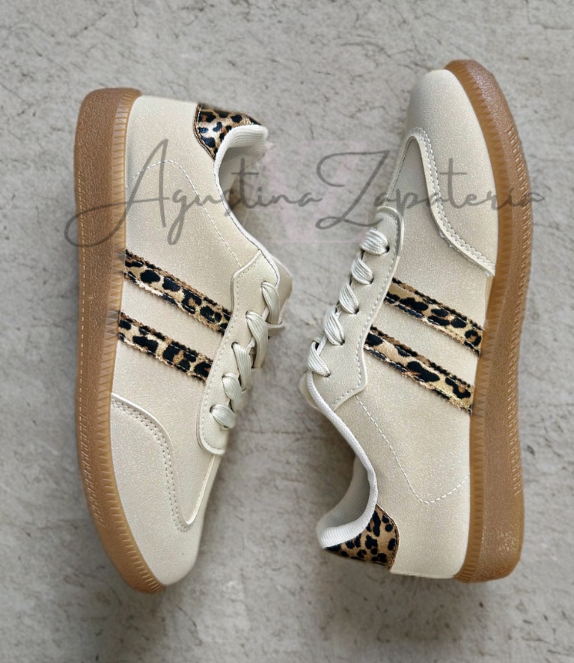 ZAPATILLA RETRO BEIGE/PRINT 2