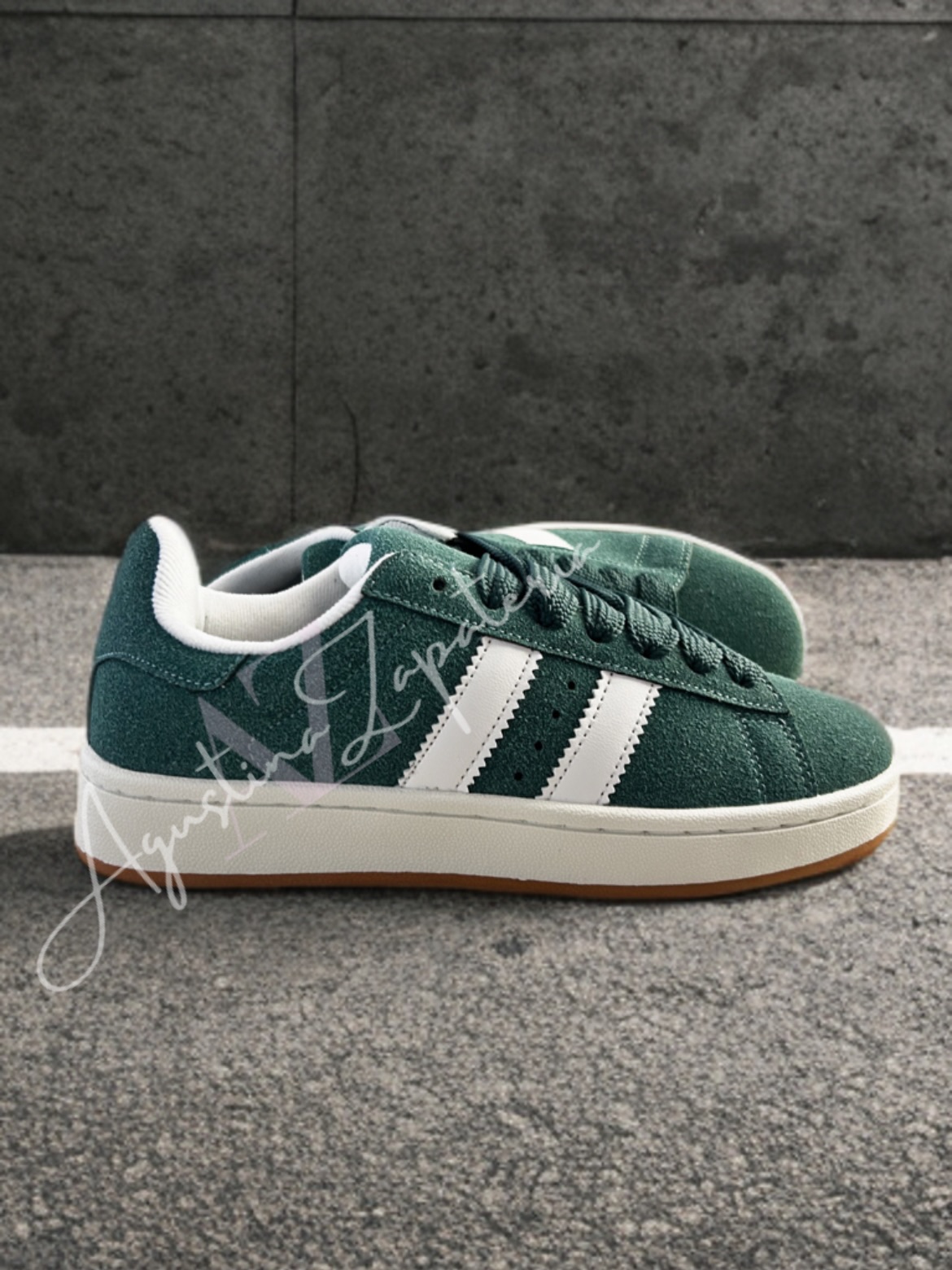 ZAPATILLA VERDE ESTILO CAMPUS 1