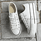ZAPATILLA BLANCA ESTILO CHUCK TAYLOR PLATAFORMA - Miniatura 3