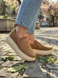 LOAFER SLIP ON CAMEL PLATAFORMA  - Miniatura 1