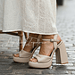 SANDALIA SOFIA BEIGE - Miniatura 1