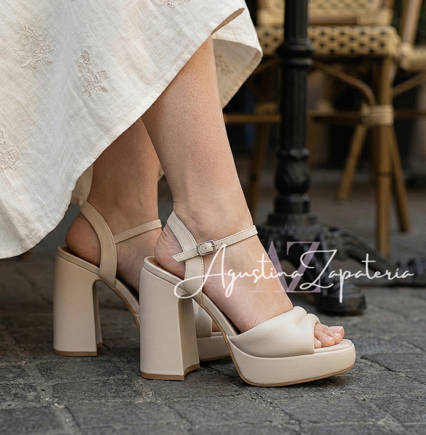 SANDALIA SOFIA BEIGE 2