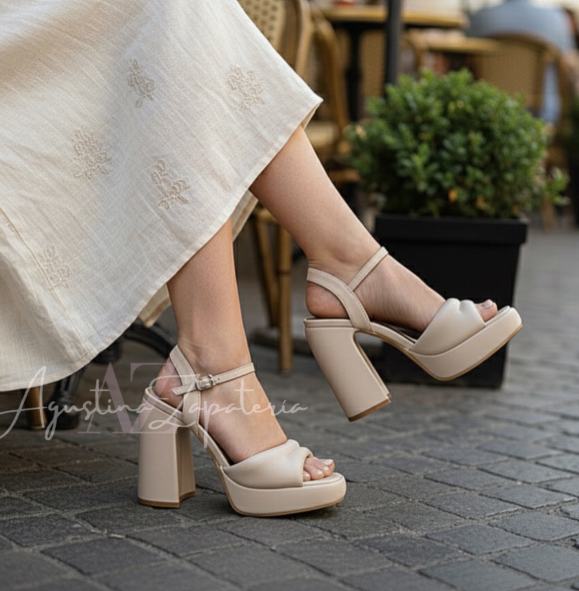 SANDALIA SOFIA BEIGE 3